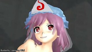 Загрузка аккордым ышта &#039;【MMD】Machine Saigyoji Yuyuko vs Riding Rough【R-18】