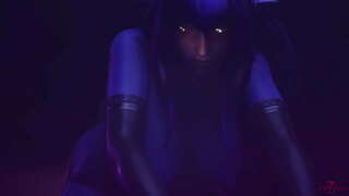 ���િશાળ Succubus તીવ્ર સેક્સ